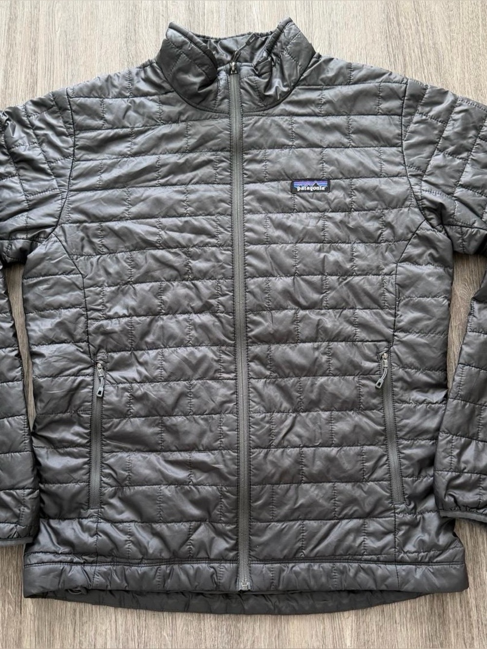 Patagonia Nano Puff Jacket Mens Medium Forge Gray Grey Puffer Jacket STY84212